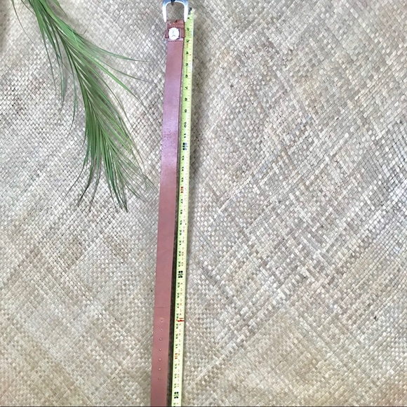 Michael Kors leather belt with silver buckle - Picture 7 of 8